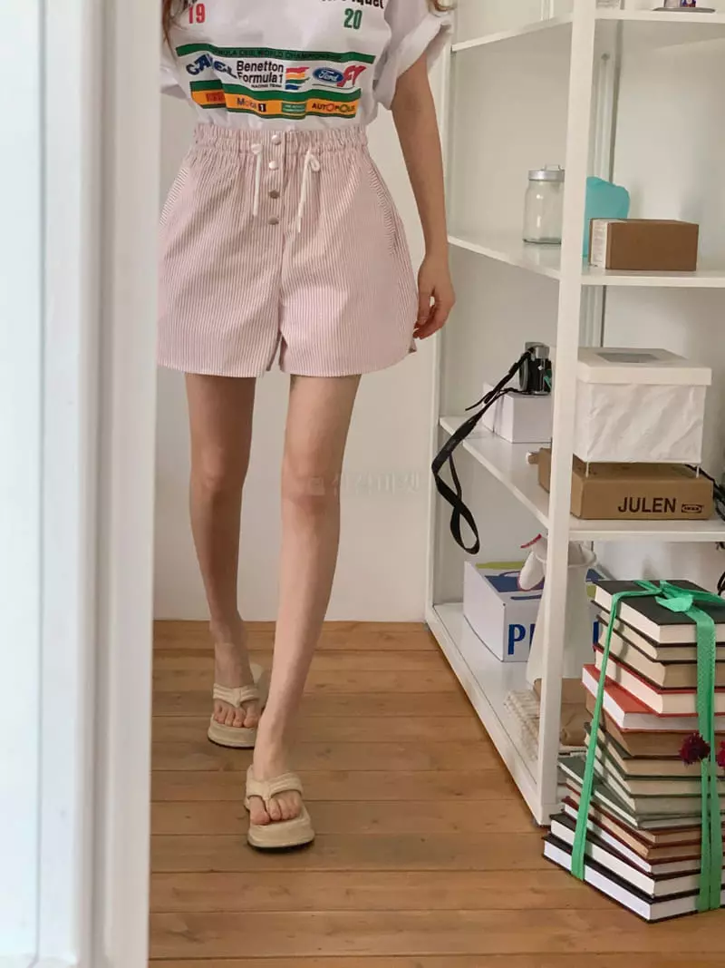 Jkichi - Korean Women Fashion - #momslook - Marine Shorts - 6
