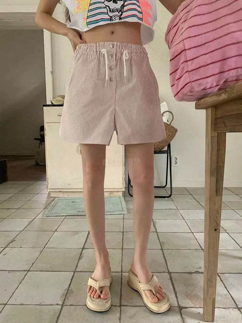 Jkichi - Korean Women Fashion - #momslook - Marine Shorts - 8