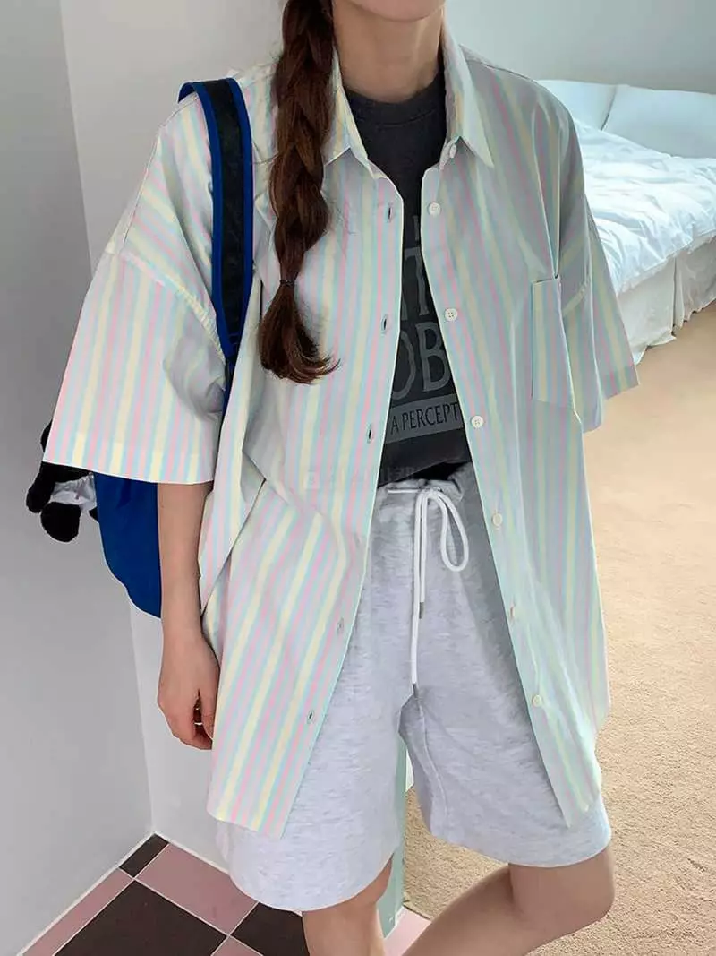 Jkichi - Korean Women Fashion - #momslook - Thanks Shirt - 2