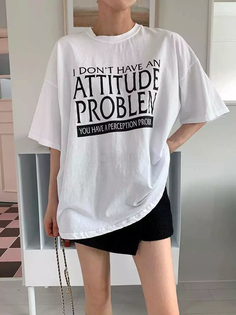 Jkichi - Korean Women Fashion - #momslook - Don’t Tee