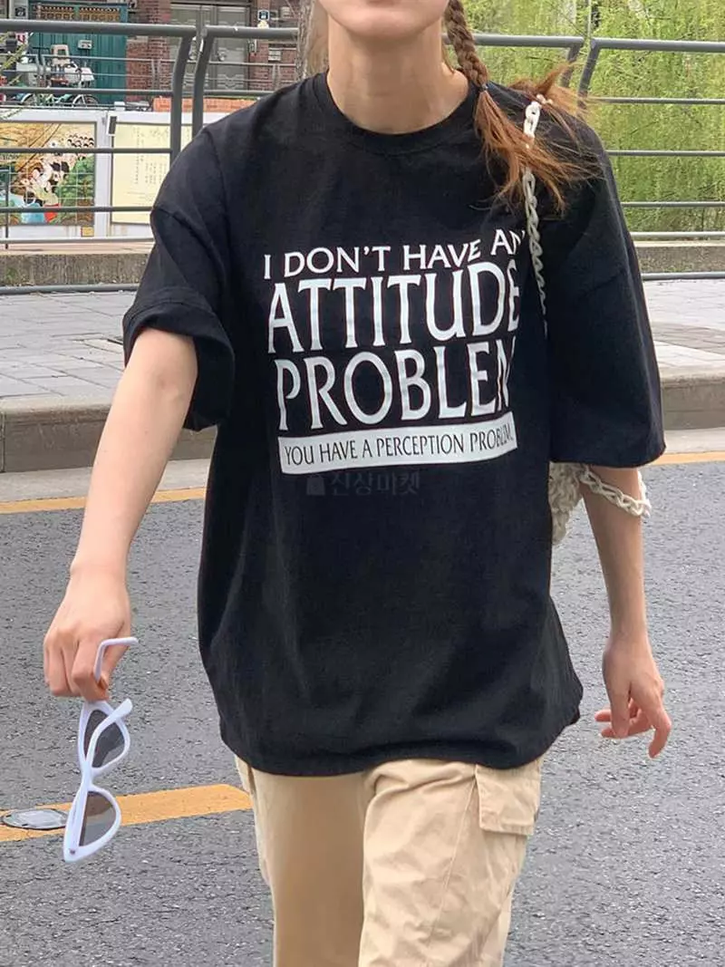 Jkichi - Korean Women Fashion - #momslook - Don’t Tee - 9