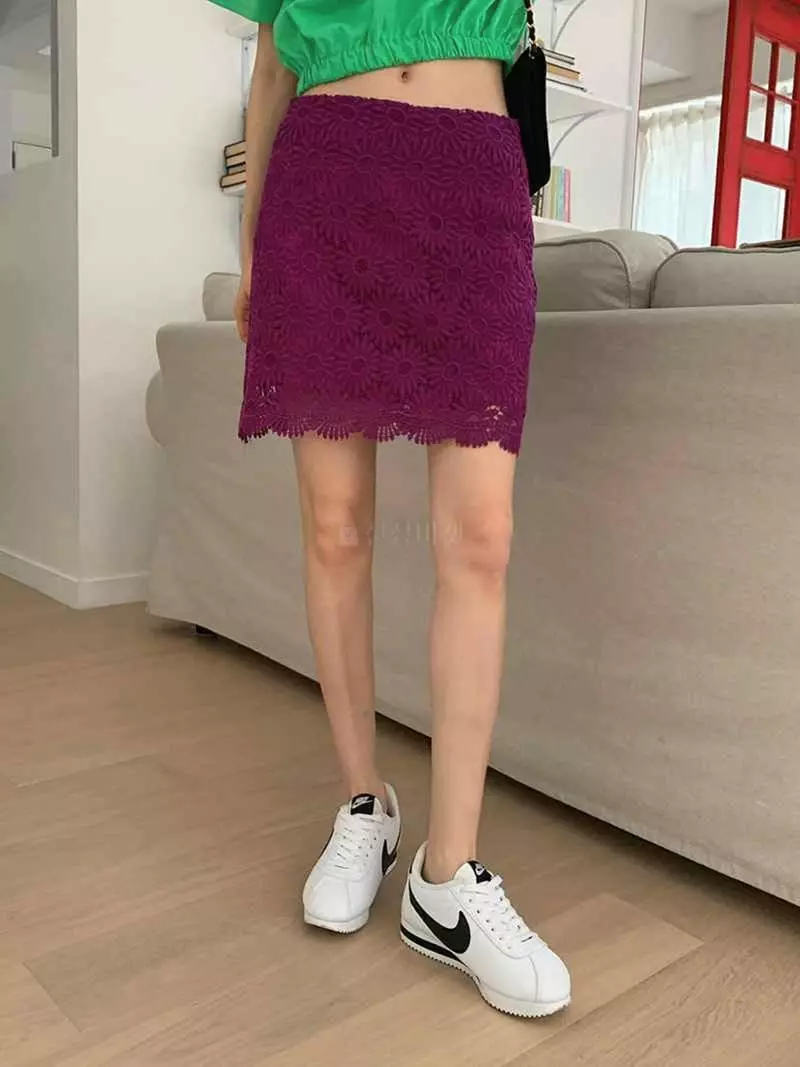 Jkichi - Korean Women Fashion - #momslook - Sun Flower Skirt - 8
