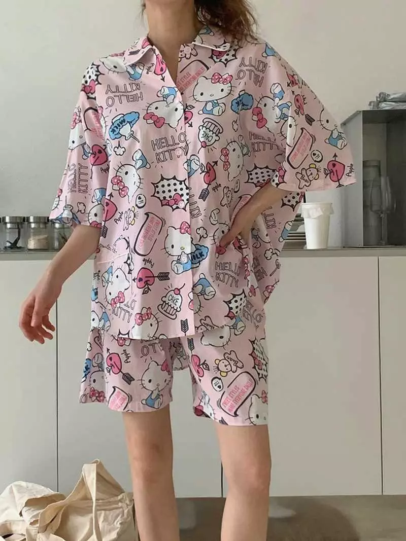 Jkichi - Korean Women Fashion - #momslook - Kitty Summer Set - 6