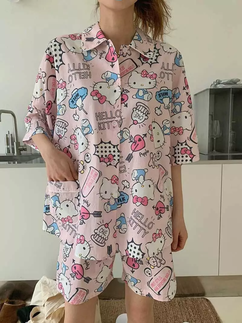 Jkichi - Korean Women Fashion - #momslook - Kitty Summer Set - 7
