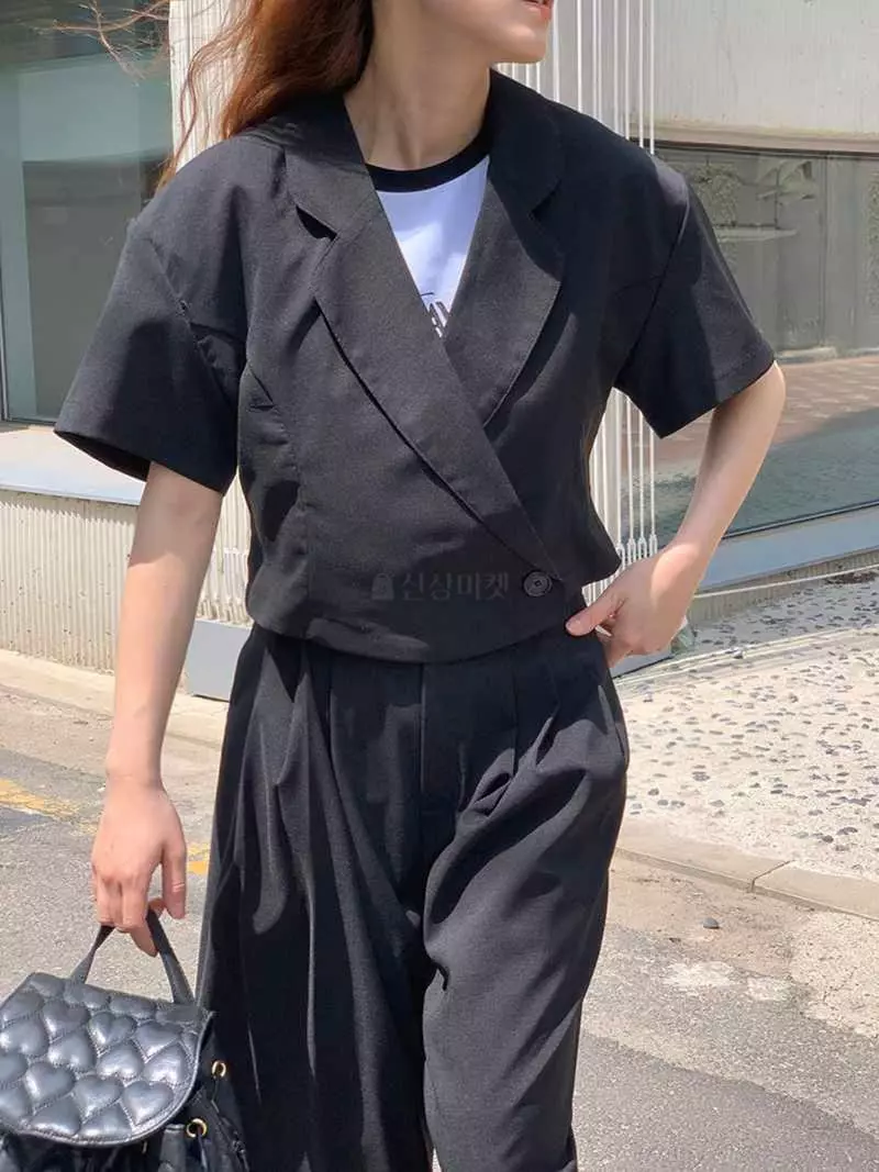 Jkichi - Korean Women Fashion - #momslook - Cool Jakcet - 5