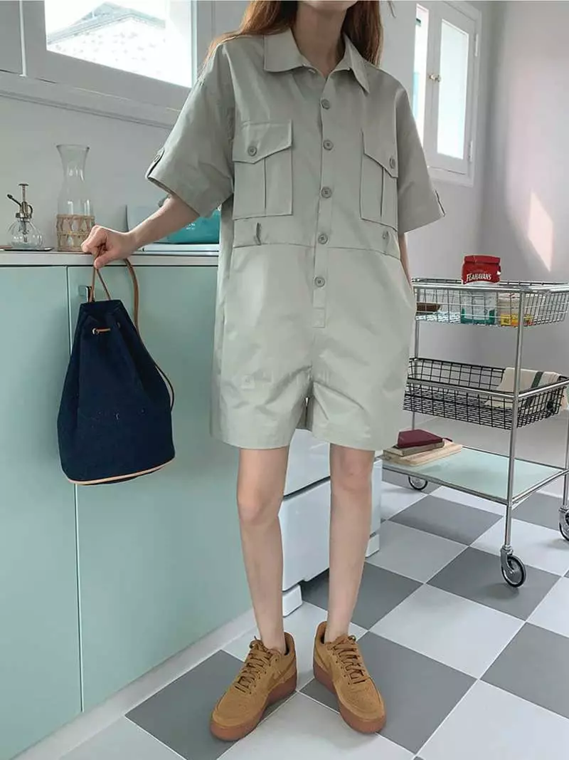 Jkichi - Korean Women Fashion - #momslook - C Jumpsuit