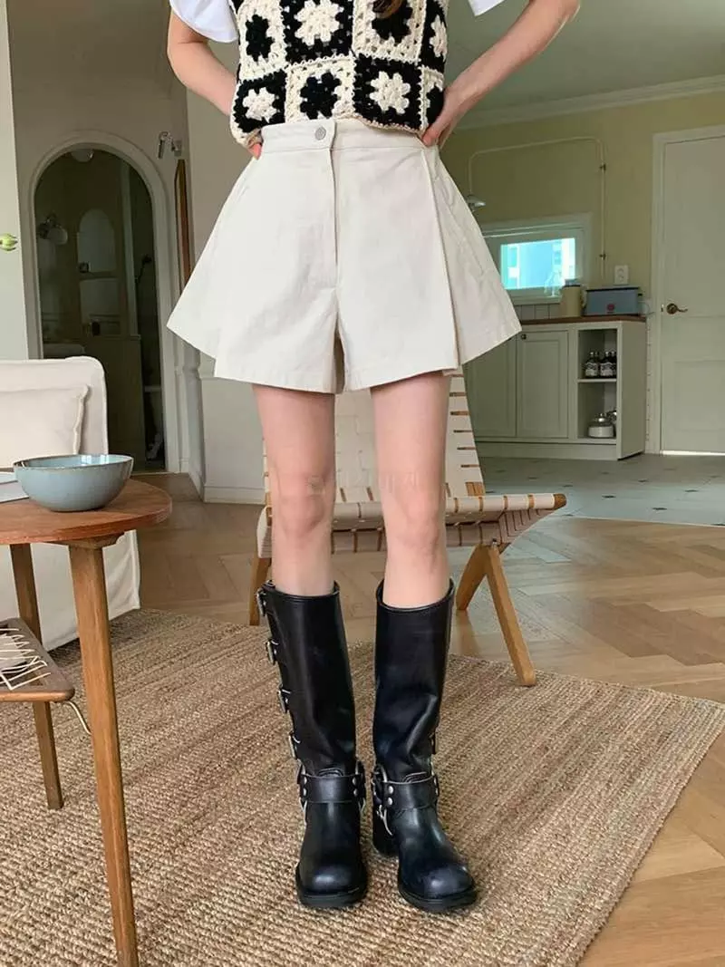 Jkichi - Korean Women Fashion - #momslook - Color A Shorts