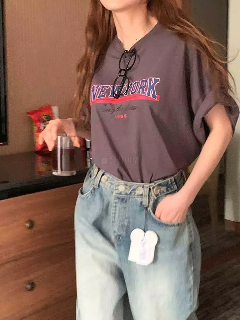 Jkichi - Korean Women Fashion - #momslook - Silket Tee - 12