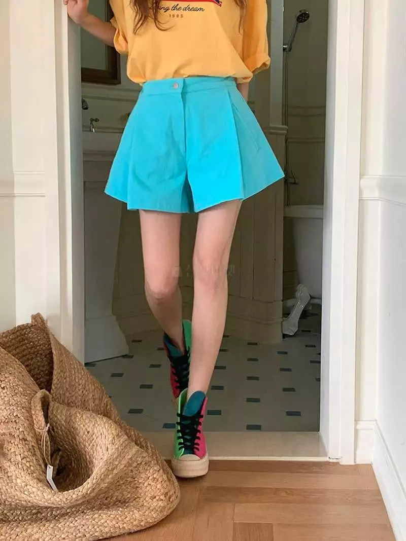 Jkichi - Korean Women Fashion - #pursuepretty - Color A Shorts - 6