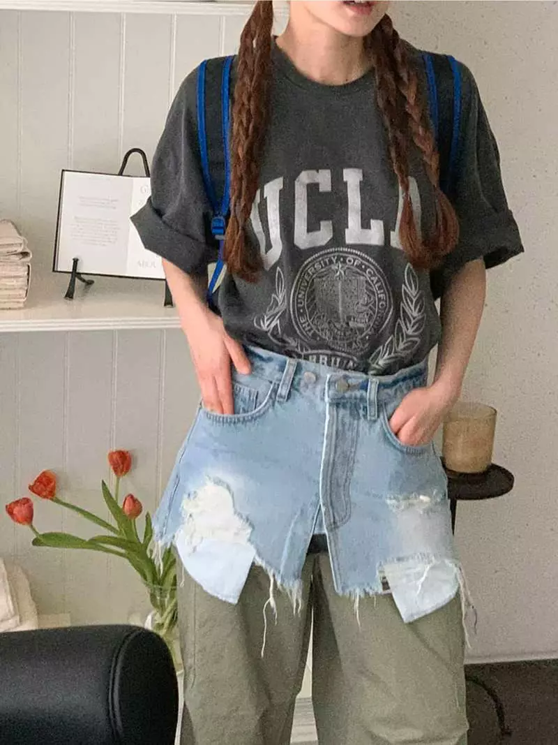 Jkichi - Korean Women Fashion - #vintagekidsstyle - UCL Tee - 4