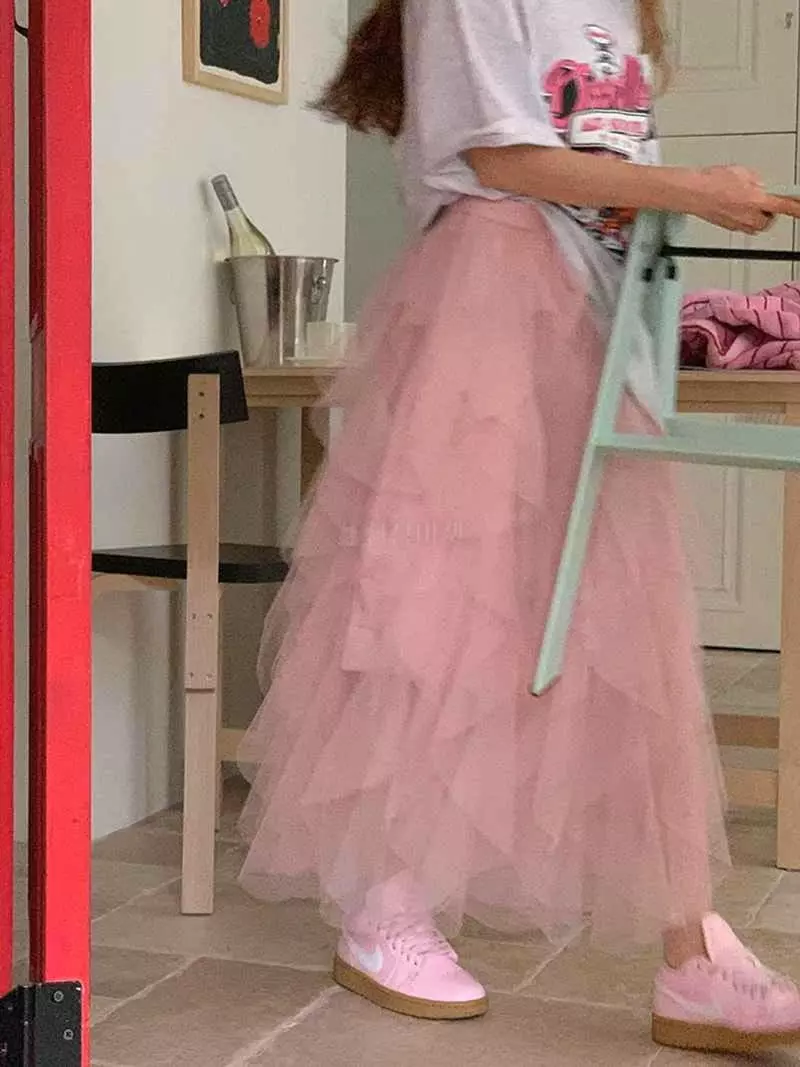 Jkichi - Korean Women Fashion - #pursuepretty - Wave Skirt - 3