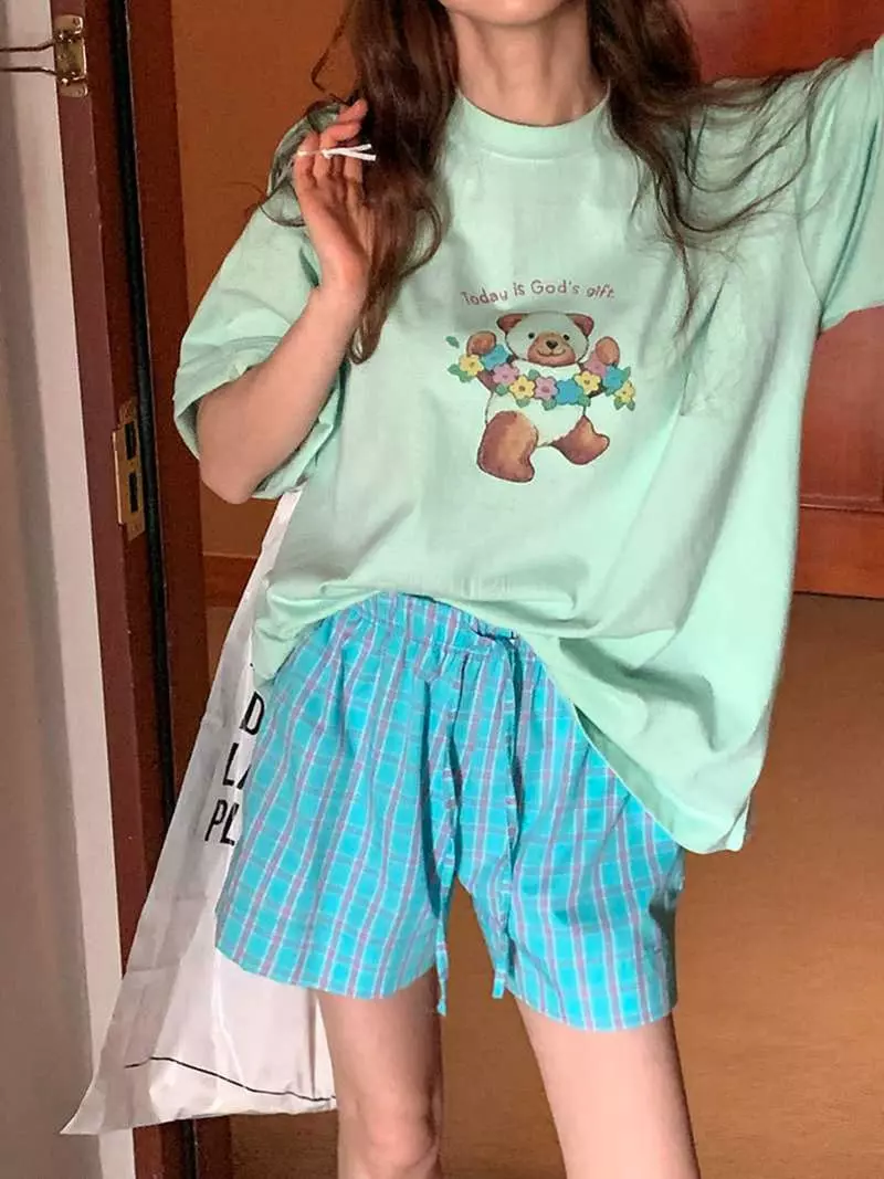 Jkichi - Korean Women Fashion - #restrostyle - Gift Bear Tee - 11