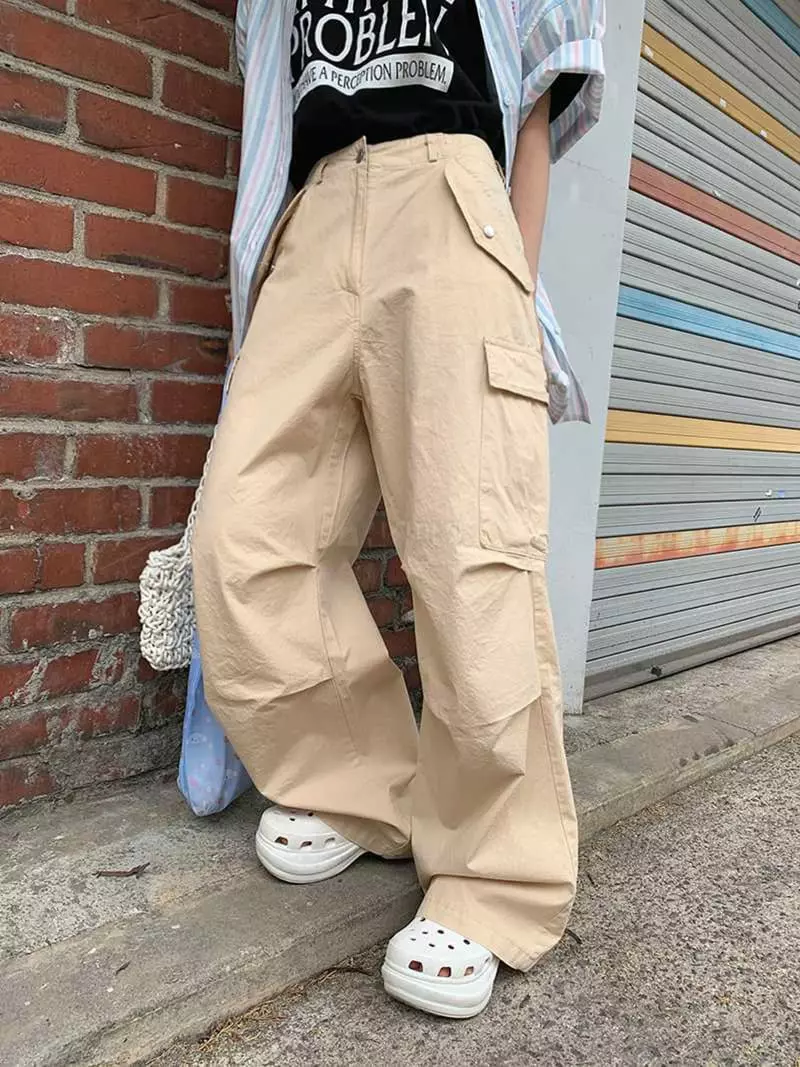 Jkichi - Korean Women Fashion - #restrostyle - Washing Pants - 3