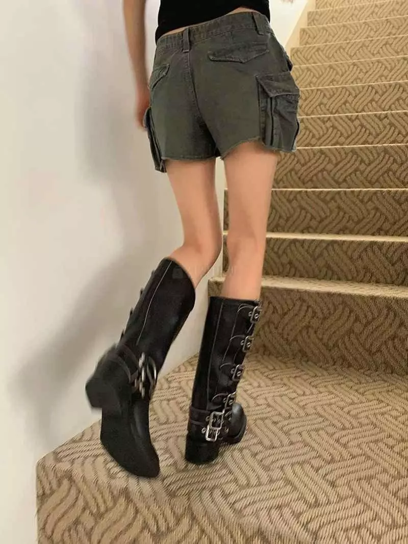 Jkichi - Korean Women Fashion - #romanticstyle - 900 Cargo Shorts - 10