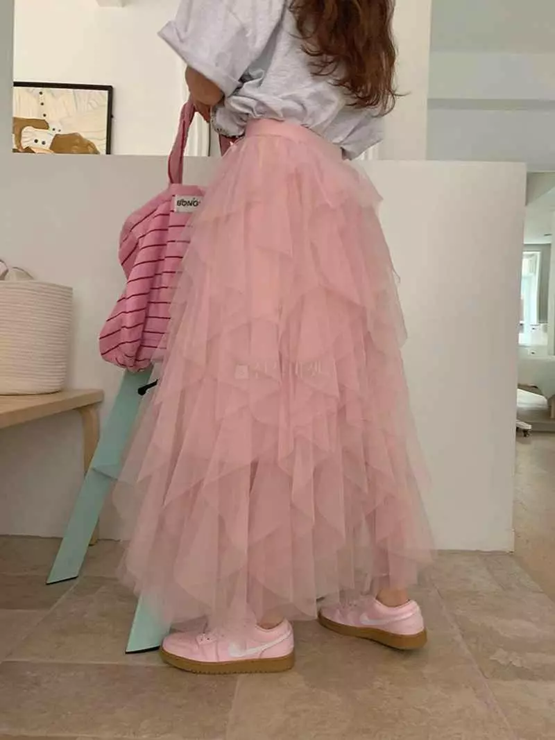 Jkichi - Korean Women Fashion - #shopsmall - Wave Skirt - 6