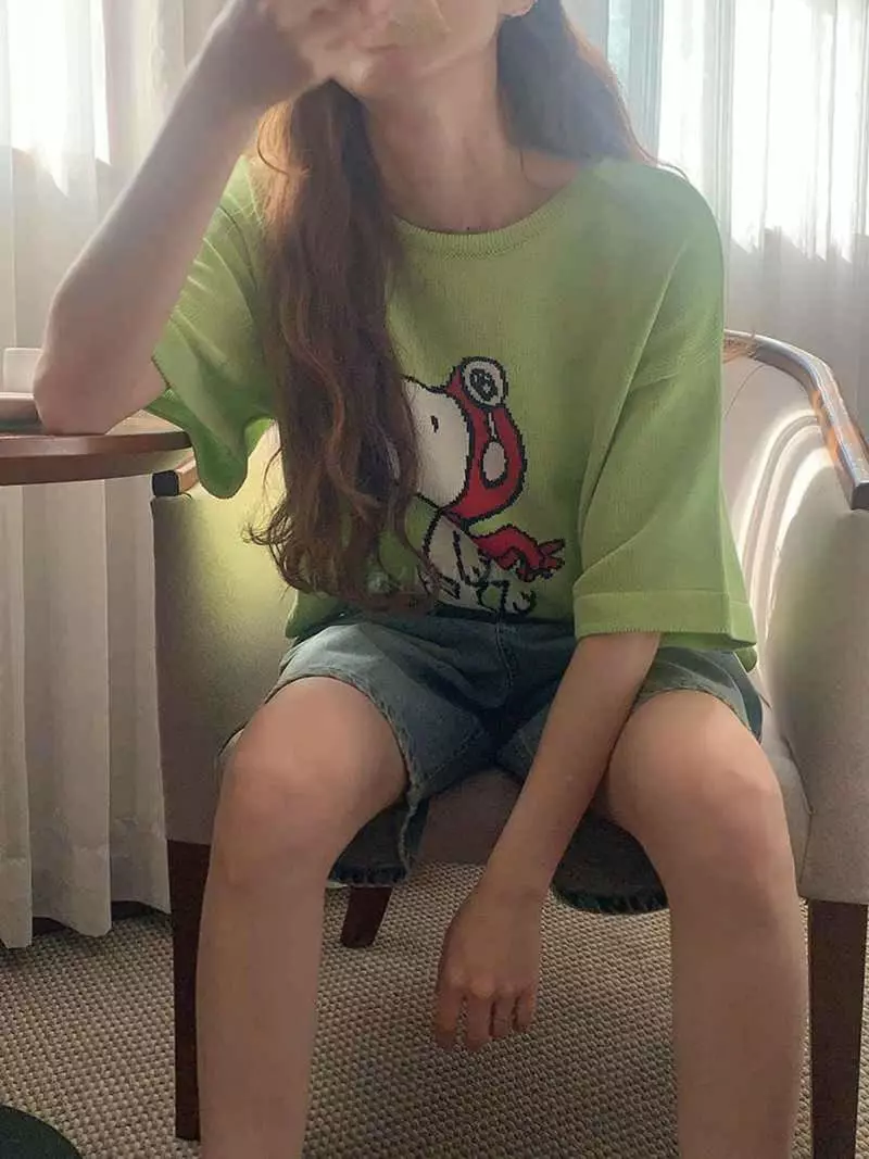 Jkichi - Korean Women Fashion - #thatsdarling - Snup Crop Tee