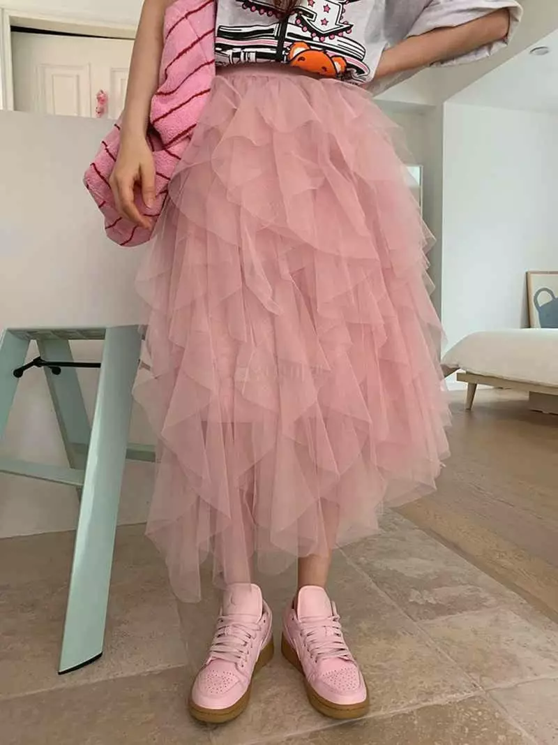 Jkichi - Korean Women Fashion - #thelittlethings - Wave Skirt - 8