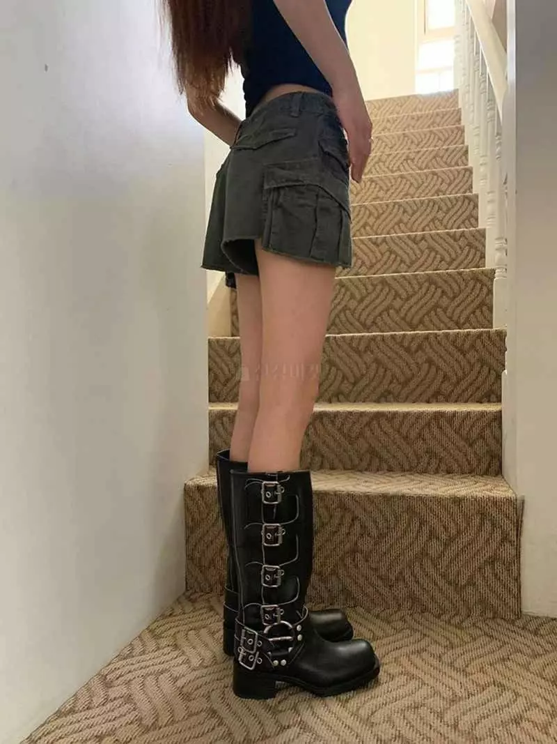 Jkichi - Korean Women Fashion - #vintageinspired - 900 Cargo Shorts - 6