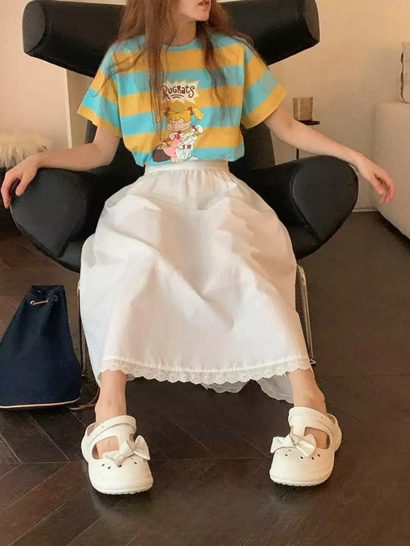 Jkichi - Korean Women Fashion - #vintageinspired - Toshon Skirt - 11