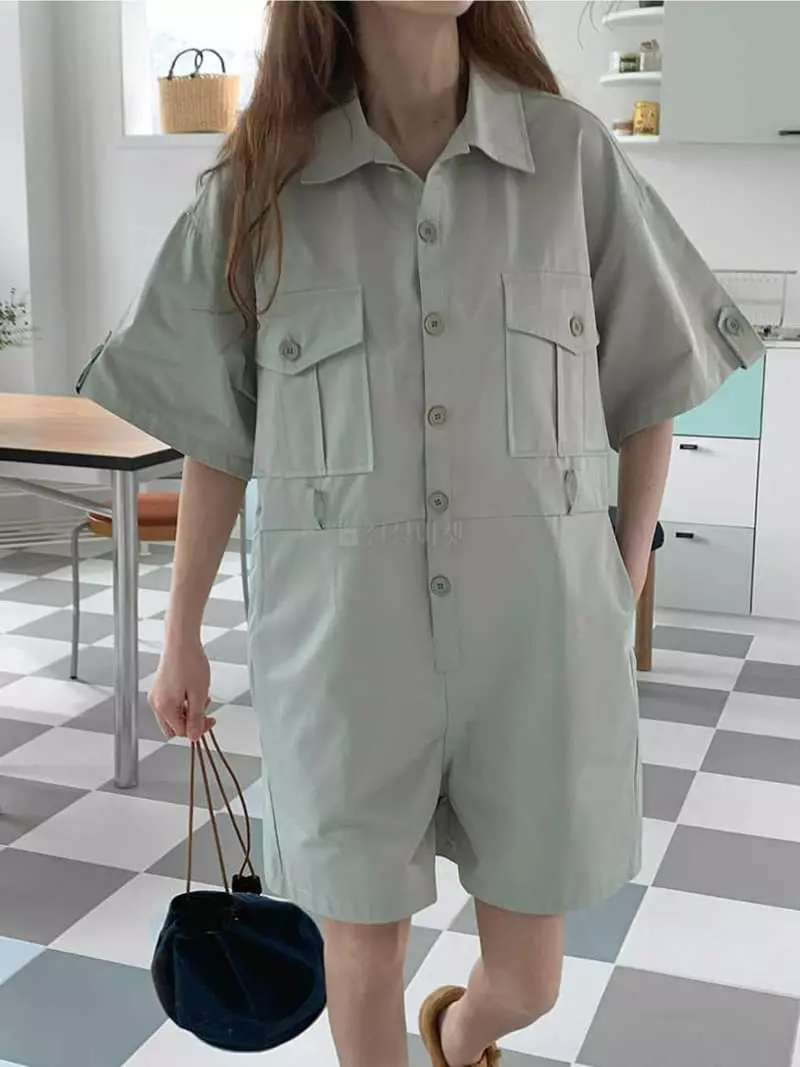 Jkichi - Korean Women Fashion - #vintageinspired - C Jumpsuit - 5