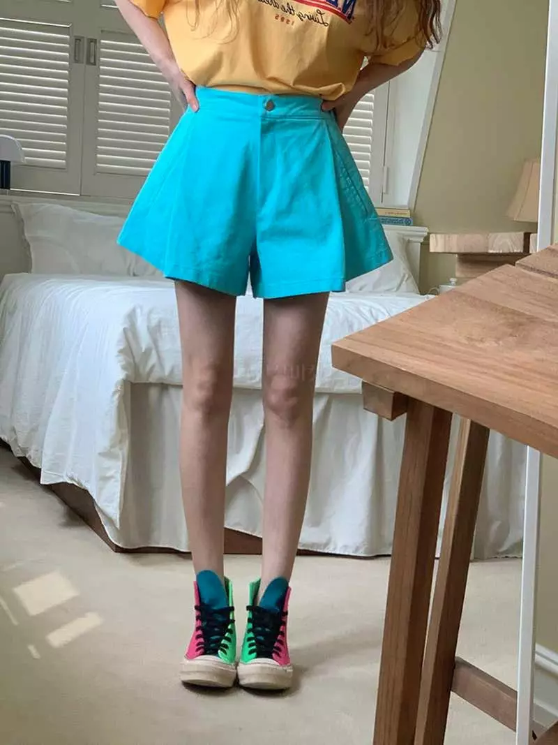 Jkichi - Korean Women Fashion - #womensfashion - Color A Shorts - 4