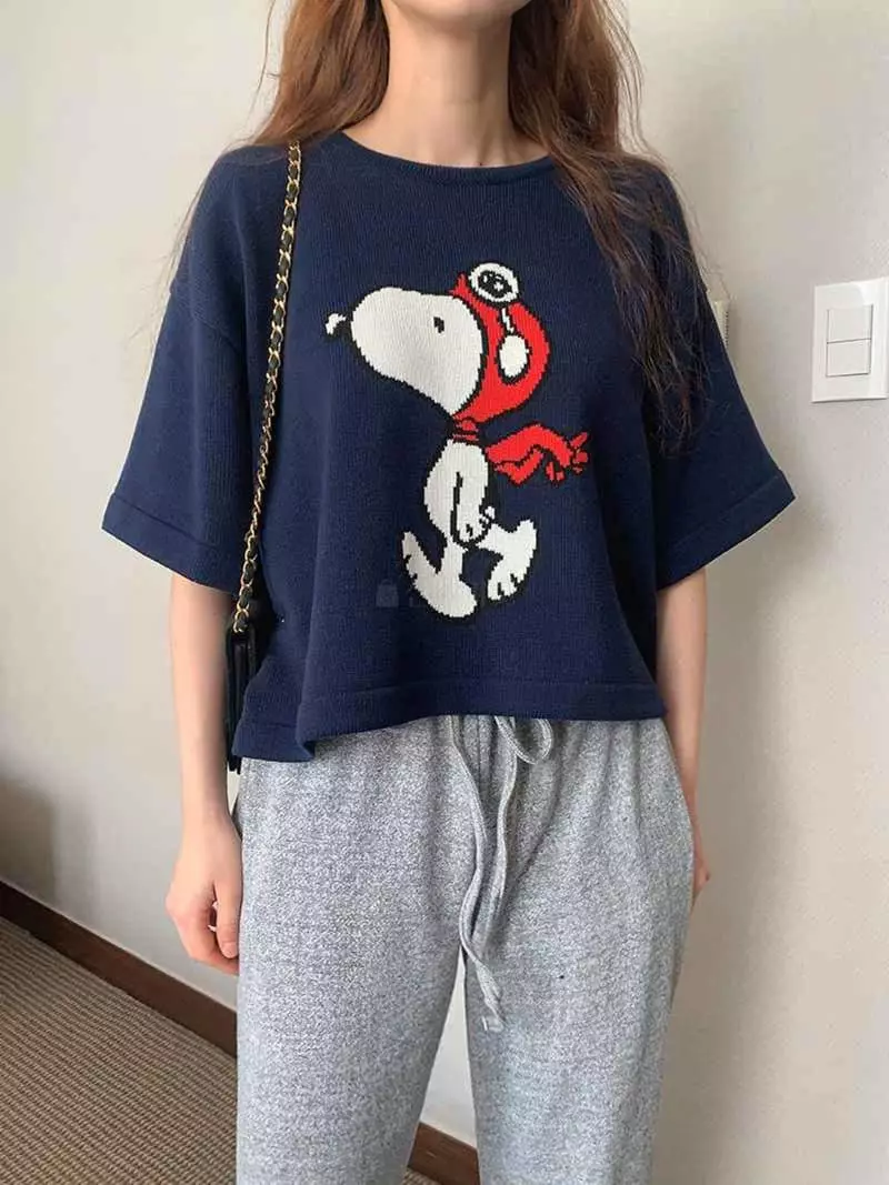 Jkichi - Korean Women Fashion - #womensfashion - Snup Crop Tee - 10