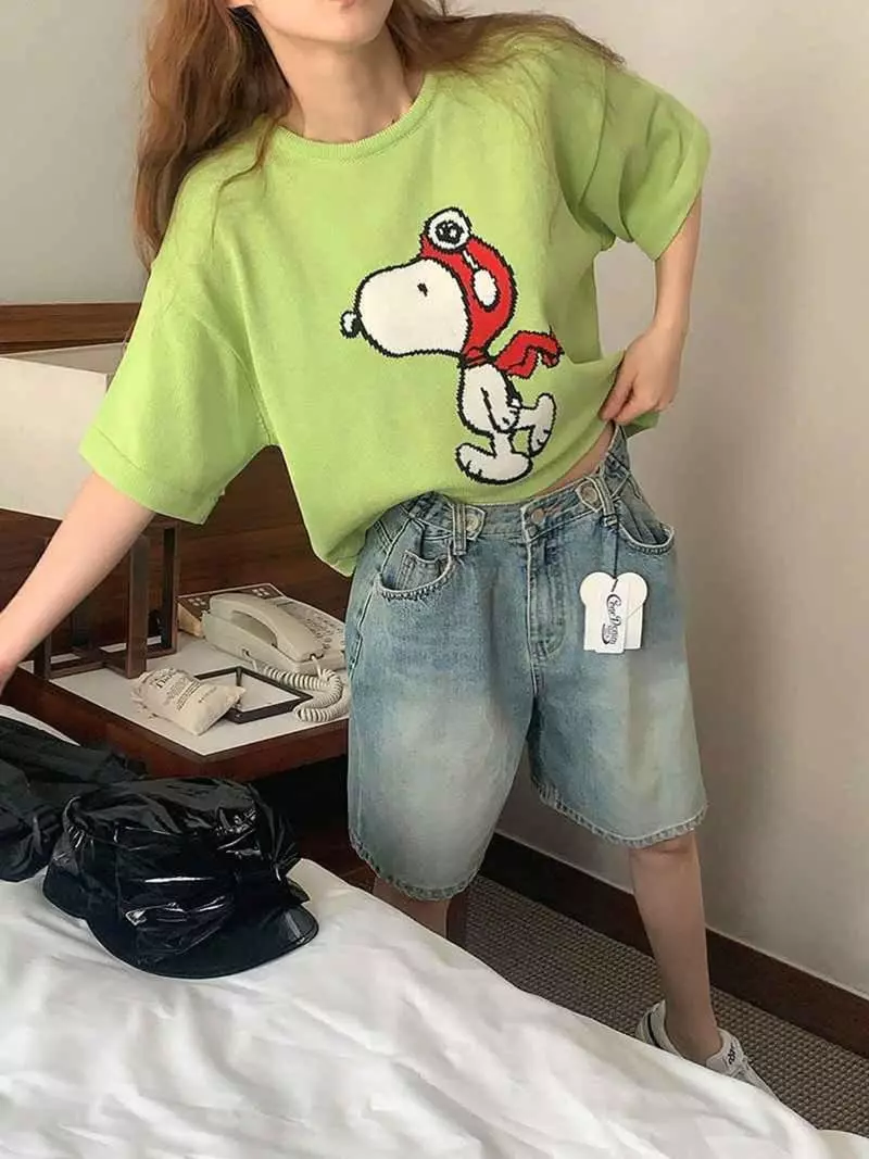 Jkichi - Korean Women Fashion - #womensfashion - Snup Crop Tee - 6