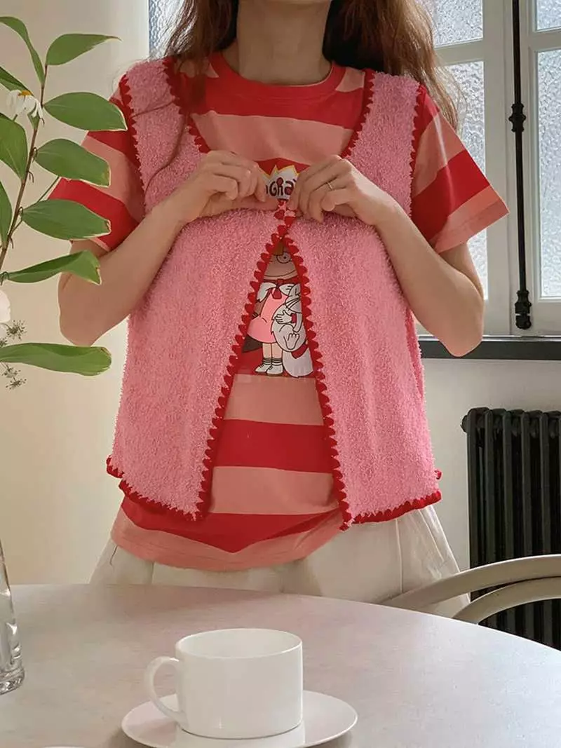 Jkichi - Korean Women Fashion - #womensfashion - Mello Vest - 8