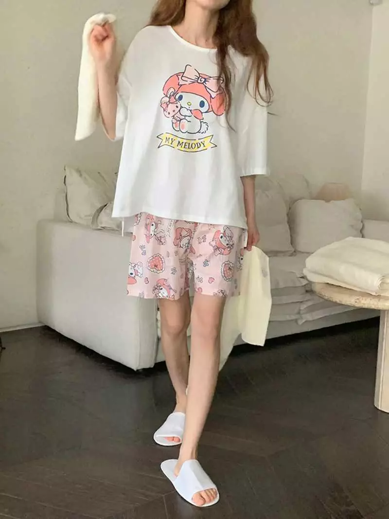 Jkichi - Korean Women Fashion - #womensfashion - Melody Top Bottom Set - 3