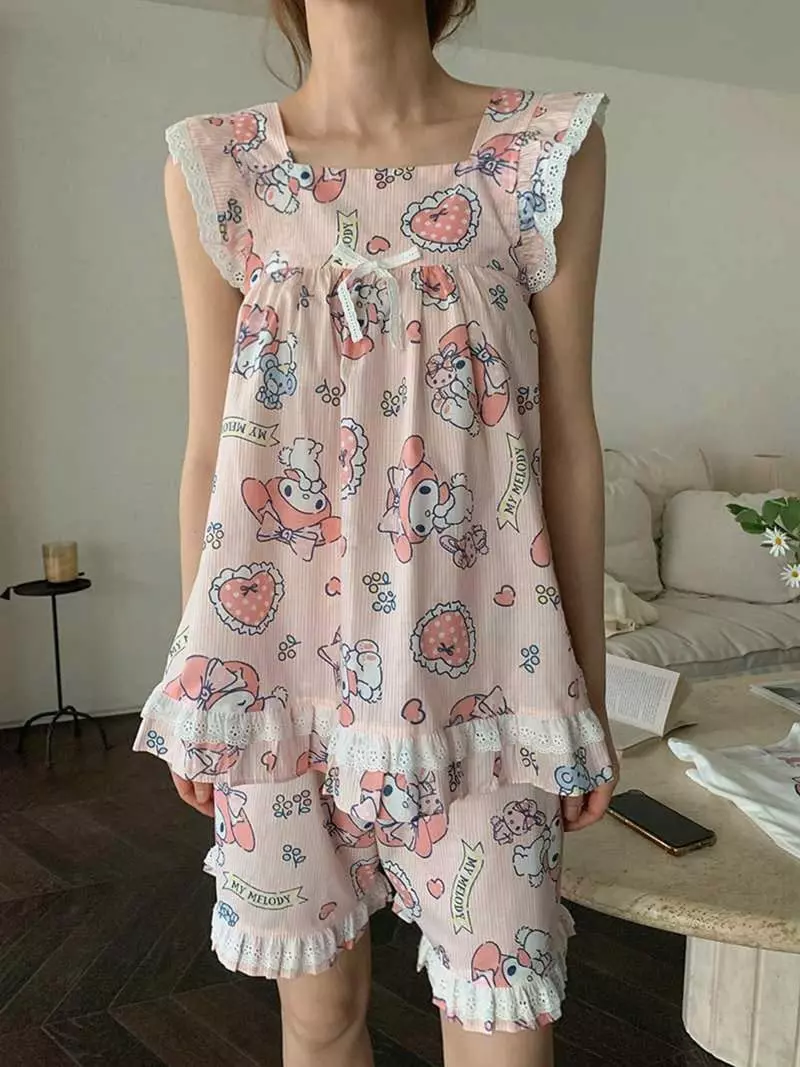 Jkichi - Korean Women Fashion - #womensfashion - Mamel Pajama Set - 6