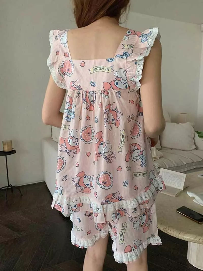 Jkichi - Korean Women Fashion - #womensfashion - Mamel Pajama Set - 8