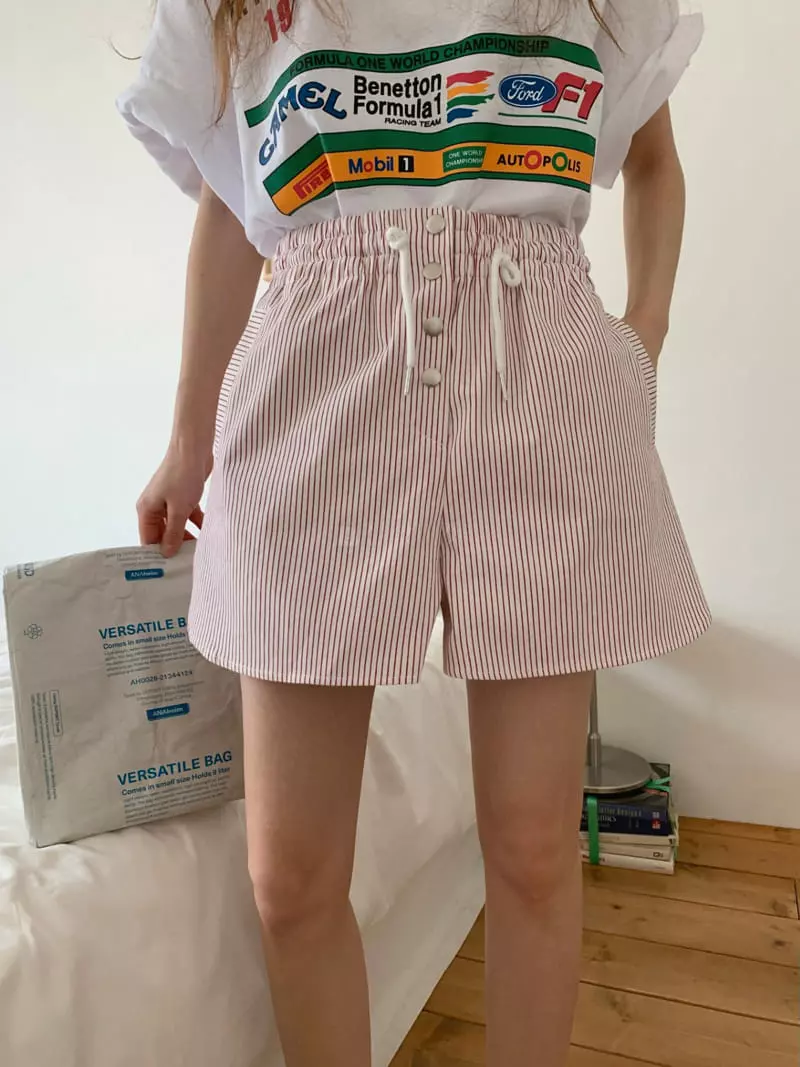 Jkichi - Korean Women Fashion - #womensfashion - Marine Shorts
