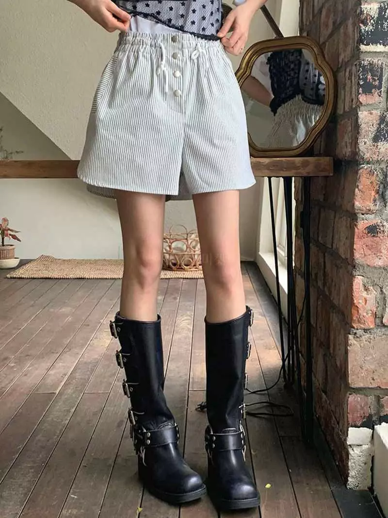 Jkichi - Korean Women Fashion - #womensfashion - Marine Shorts - 11