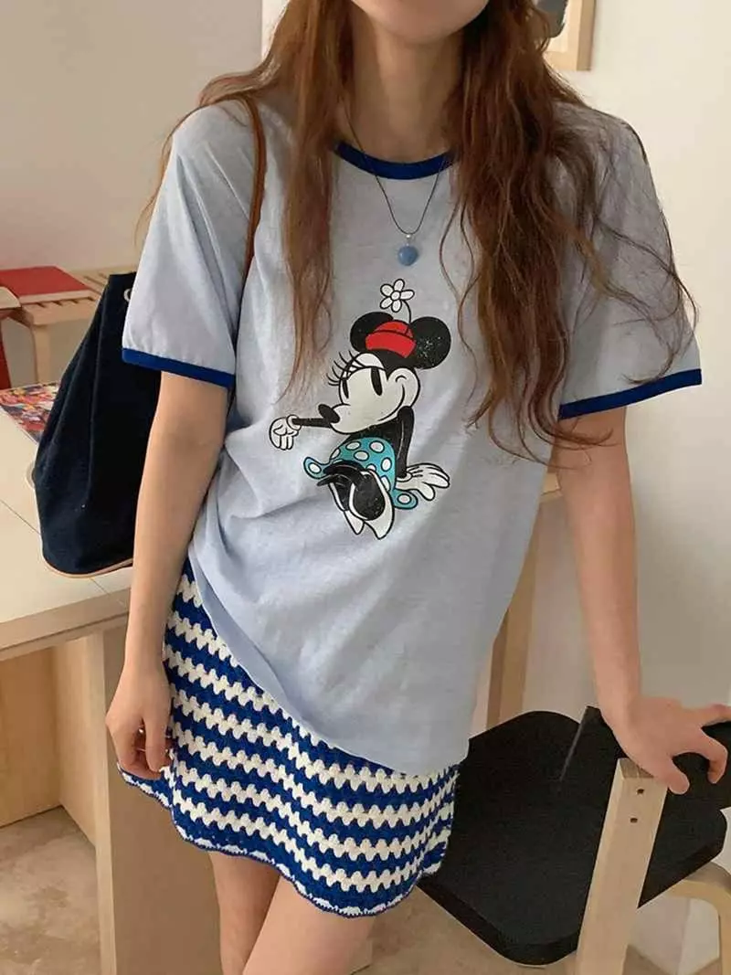 Jkichi - Korean Women Fashion - #womensfashion - Piping Mica Tee - 2