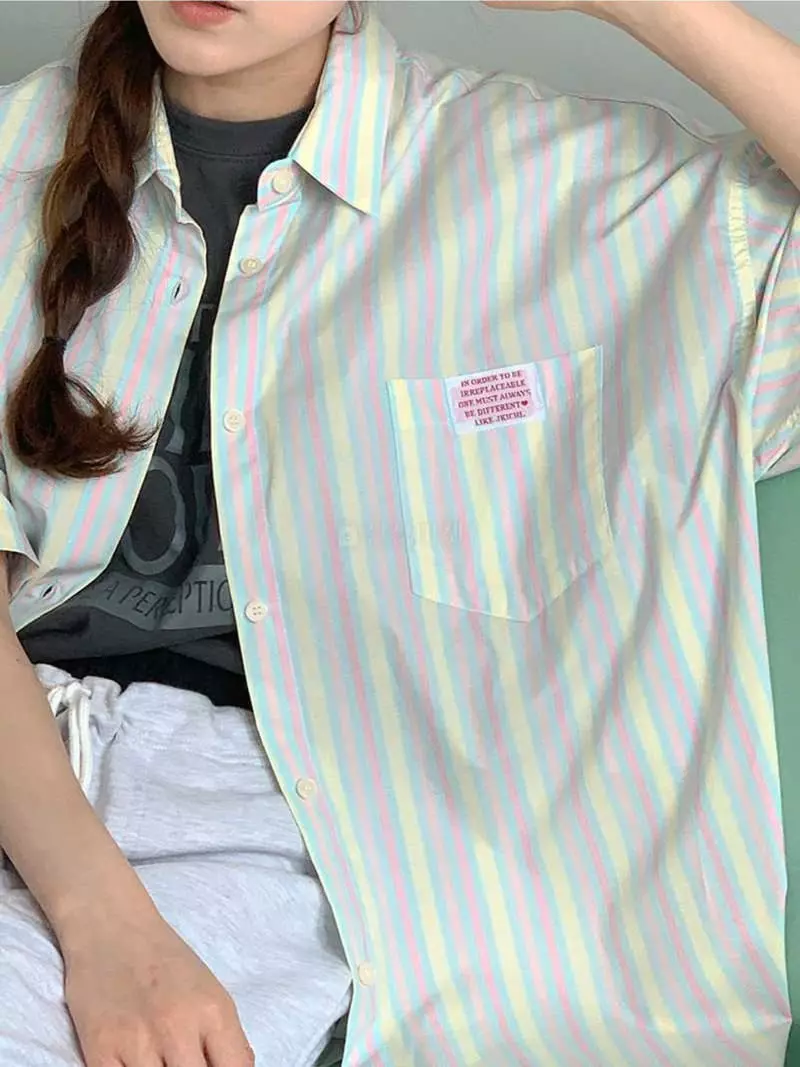 Jkichi - Korean Women Fashion - #womensfashion - Thanks Shirt - 5