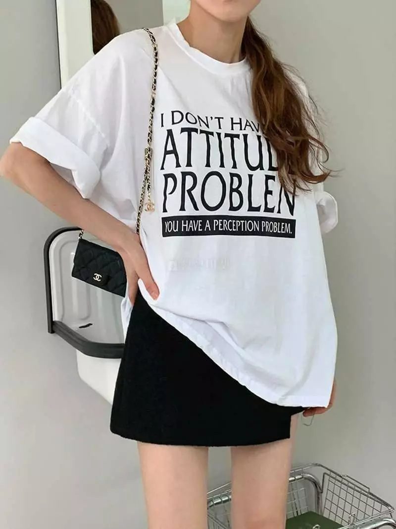 Jkichi - Korean Women Fashion - #womensfashion - Don’t Tee - 6