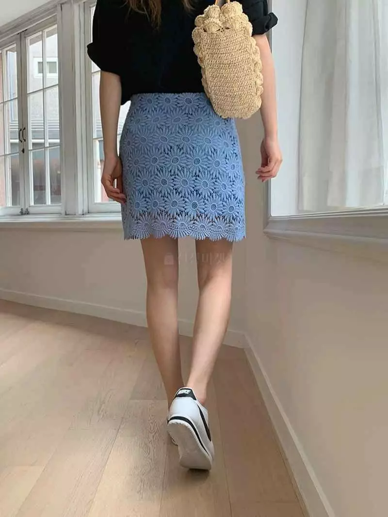 Jkichi - Korean Women Fashion - #womensfashion - Sun Flower Skirt - 3