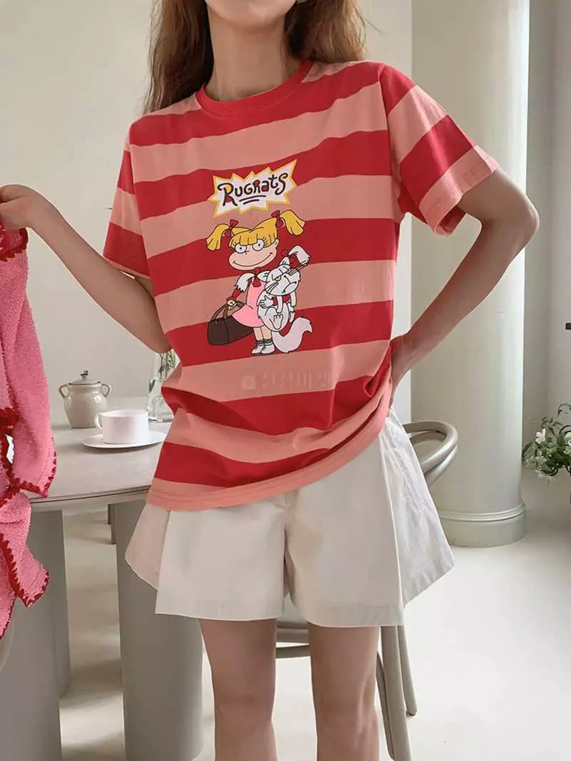 Jkichi - Korean Women Fashion - #womensfashion - Col Lovey Tee