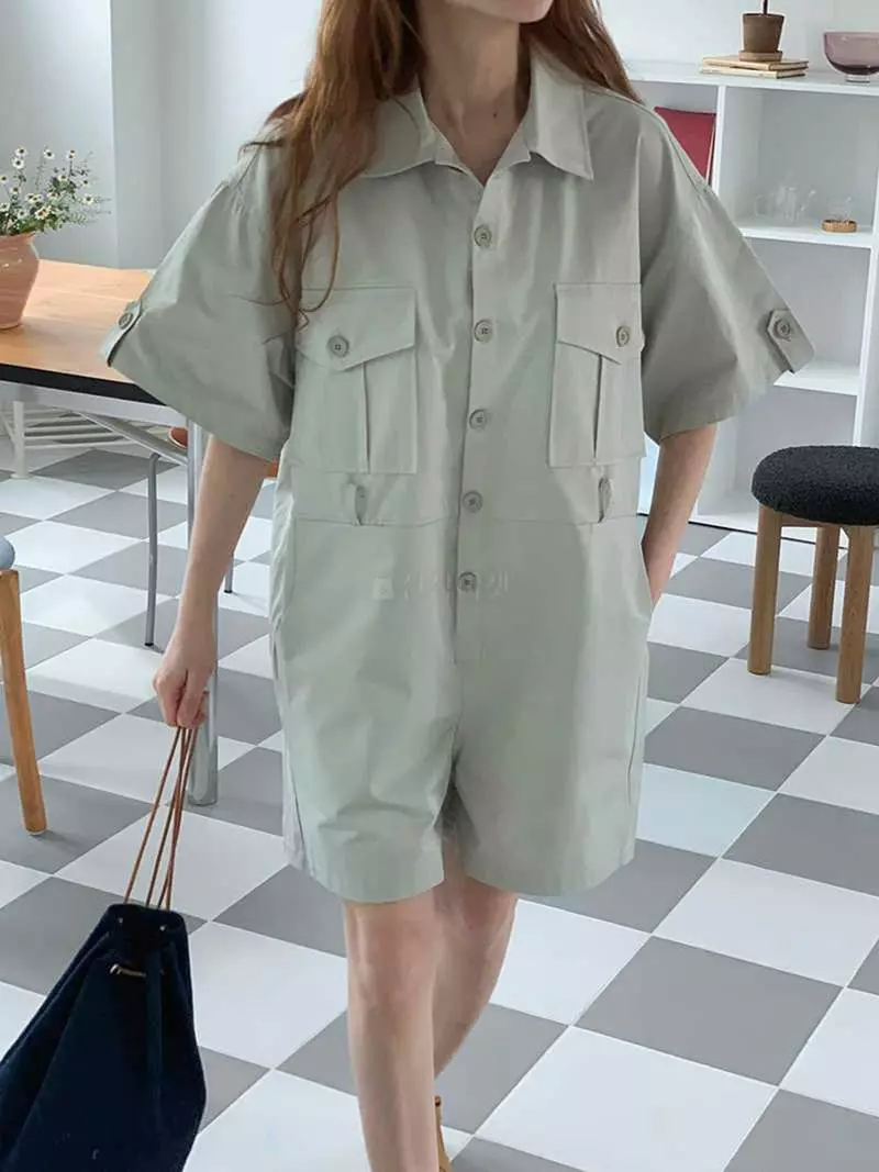 Jkichi - Korean Women Fashion - #momslook - C Jumpsuit - 4