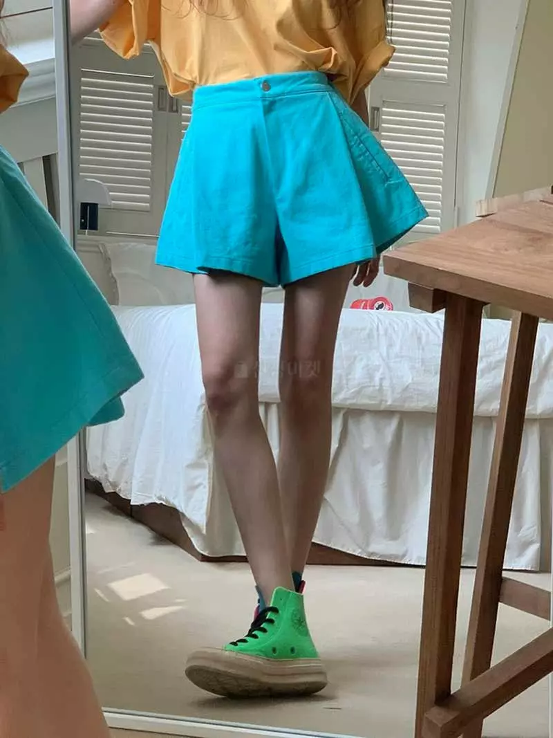 Jkichi - Korean Women Fashion - #womensfashion - Color A Shorts - 3