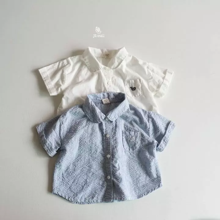 Jm Snail - Korean Children Fashion - #designkidswear - Logo Basic Shirt - 4