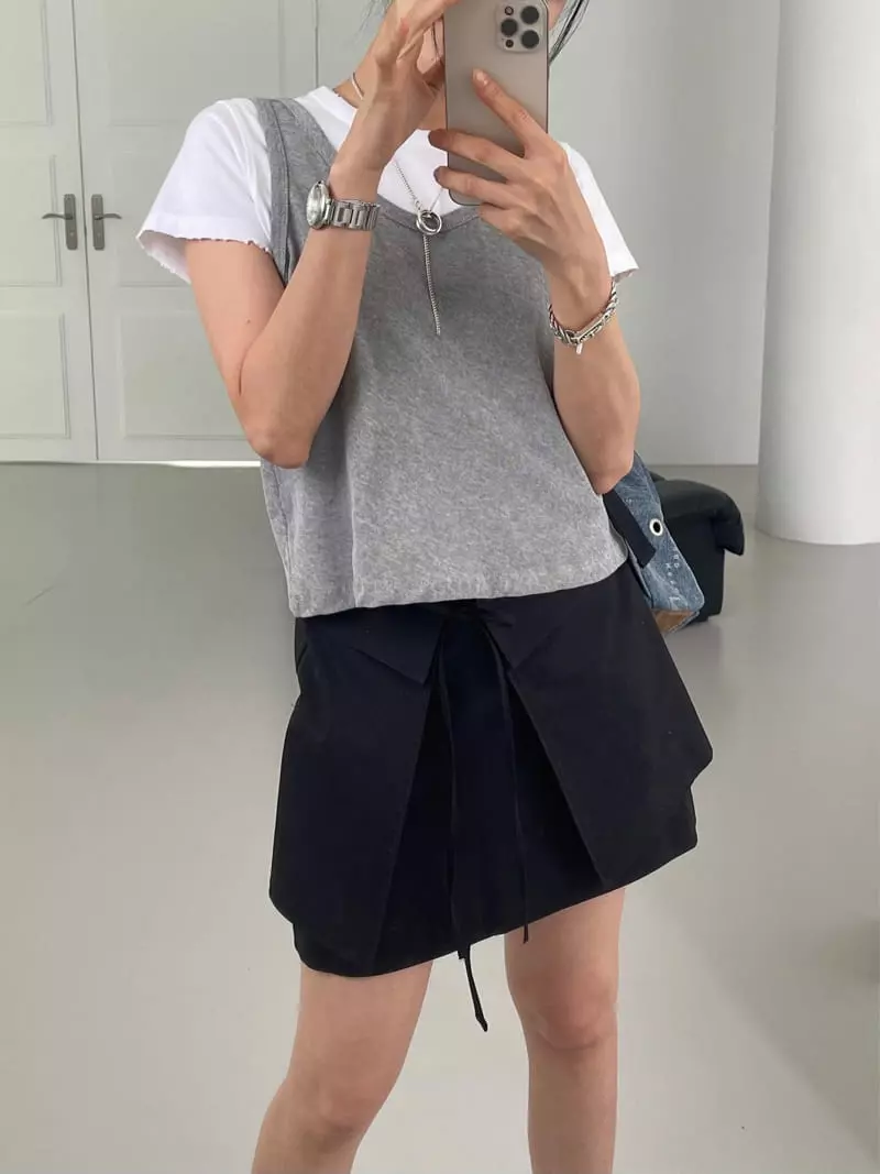 Kare - Korean Women Fashion - #momslook - Fren Skirt - 9