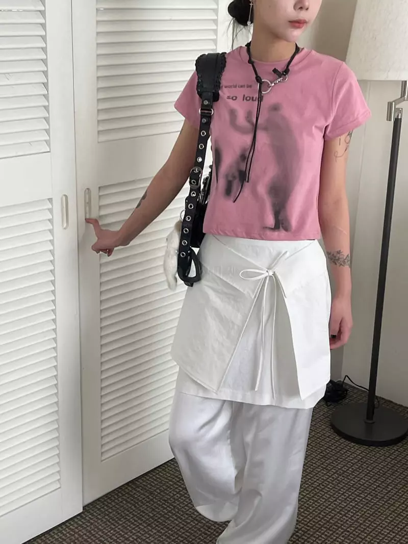 Kare - Korean Women Fashion - #momslook - Casper Tee - 3