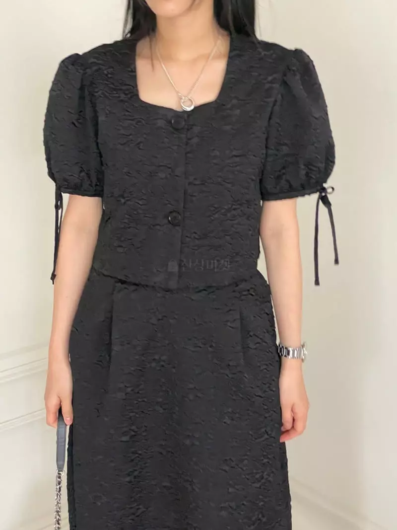 Kare - Korean Women Fashion - #momslook - Jacquard Blouse - 10