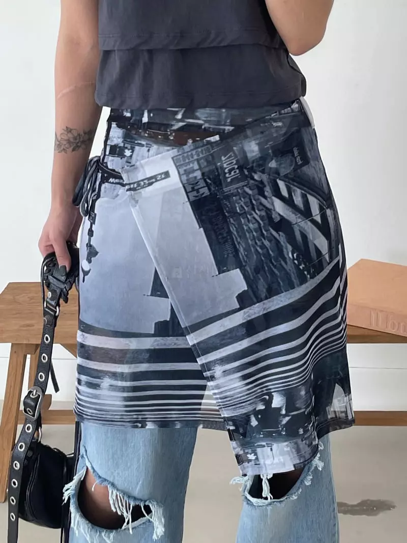 Kare - Korean Women Fashion - #momslook - City Wrap Skirt - 2