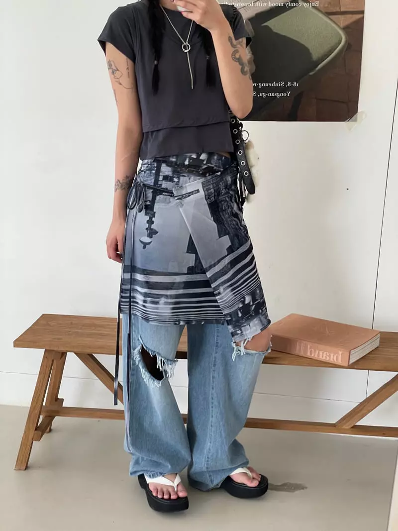 Kare - Korean Women Fashion - #womensfashion - City Wrap Skirt - 4