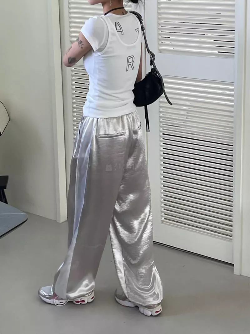 Kare - Korean Women Fashion - #momslook - Shinning Pants