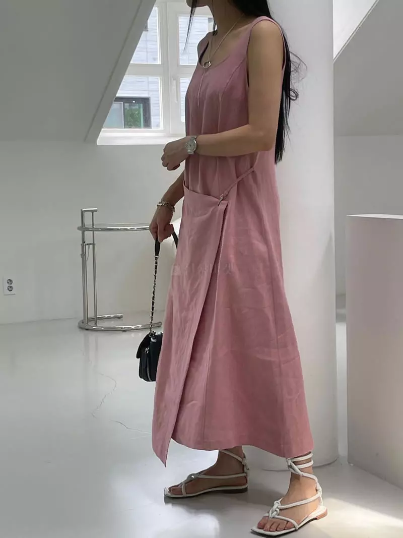 Kare - Korean Women Fashion - #momslook - Buckle One-piece - 3