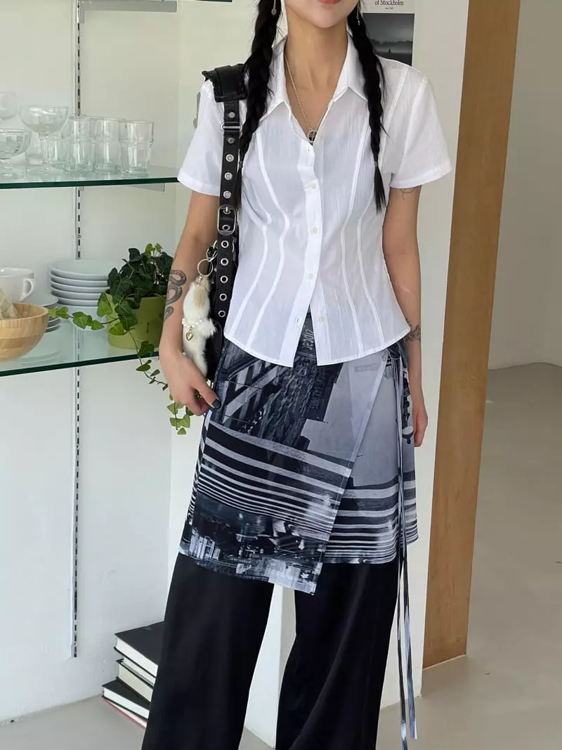 Kare - Korean Women Fashion - #momslook - Day Shirt - 6