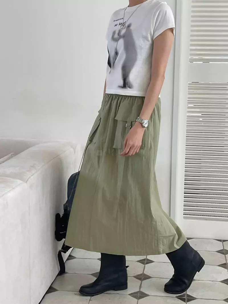 Kare - Korean Women Fashion - #momslook - New Pe Skirt - 5